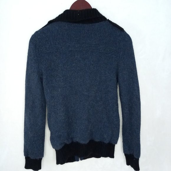 Zadig Voltaire Alpaca Wool High Neck Zip Sweater (S) - Picture 3 of 11